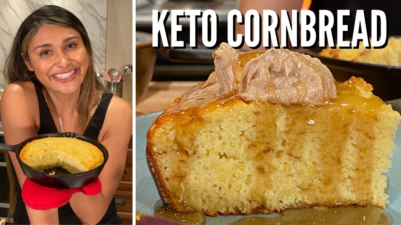 BEST KETO CORNBREAD RECIPE EVER! How to Make Keto Cornbread with 