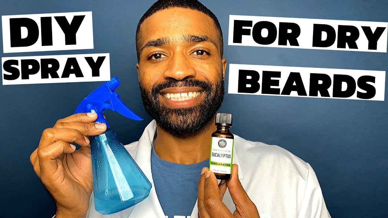 DIY Beard Hydrator Spray For Beard Dryness and Beard Breakage (Perfect Solution) | Black Men's Beard