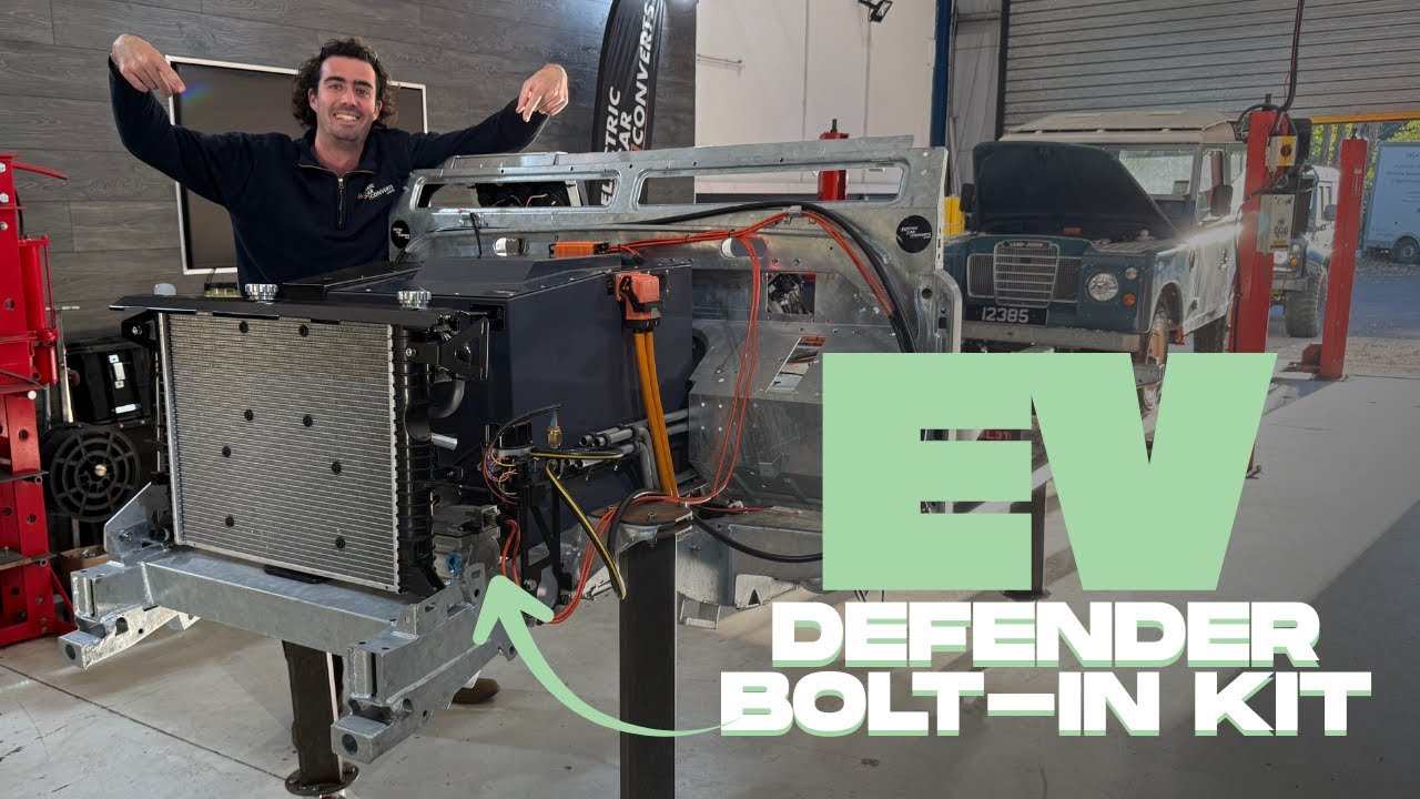 Convert your Defender/Series to ELECTRIC in just FOUR HOURS with this bolt-in kit! Ships worldwide!