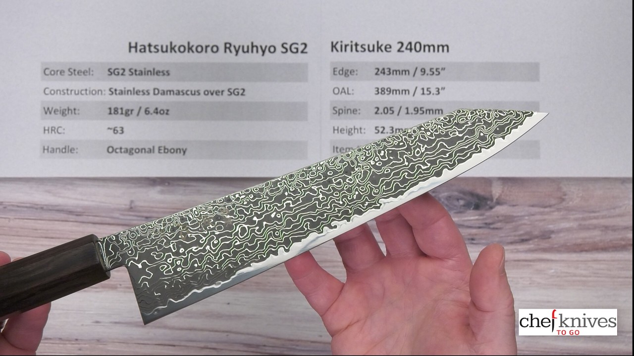Хацукокоро Рюхё SG2 Кирицуке 240 мм. Быстрый просмотр