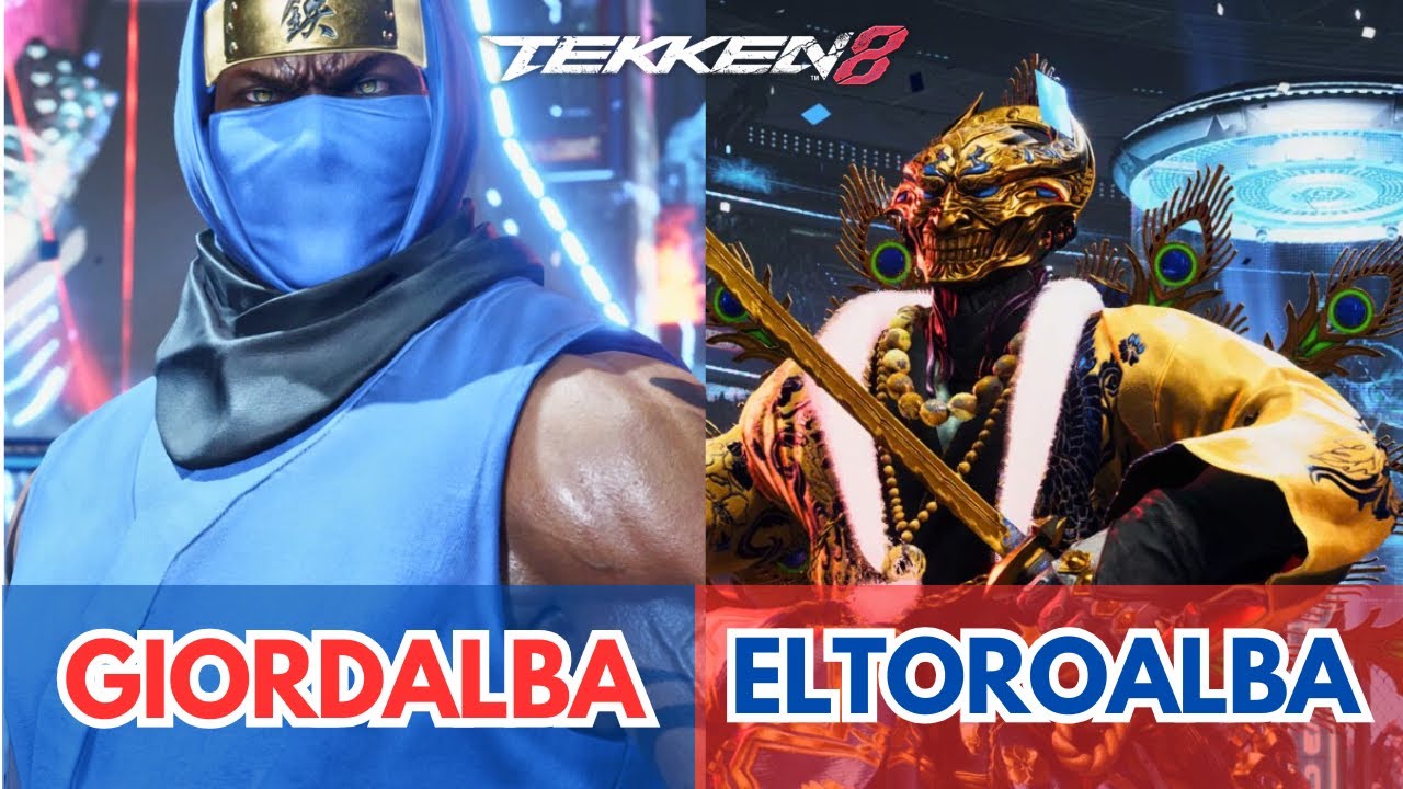 Tekken 8 GiordAlba (Raven) vs. Eltoroalba (Yoshimitsu) | High Level Gameplay