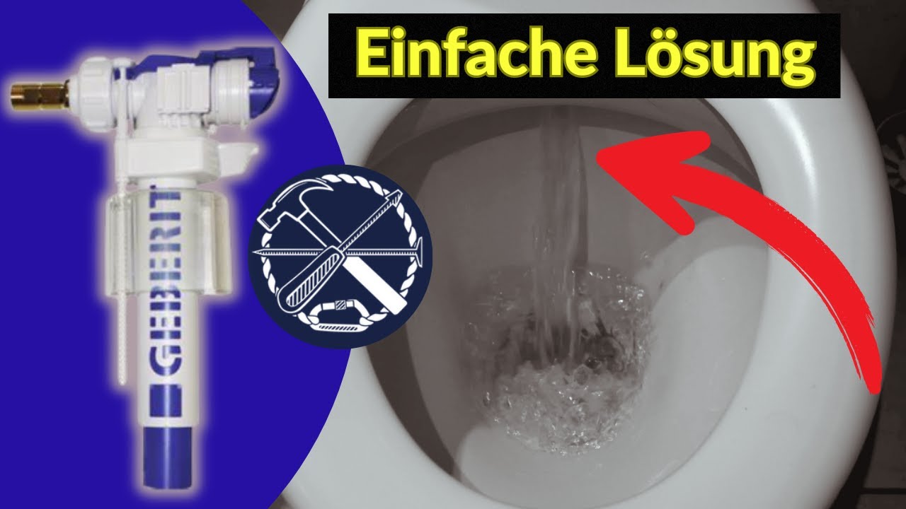 WC Spülung läuft ständig | einfache und schnelle Lösung