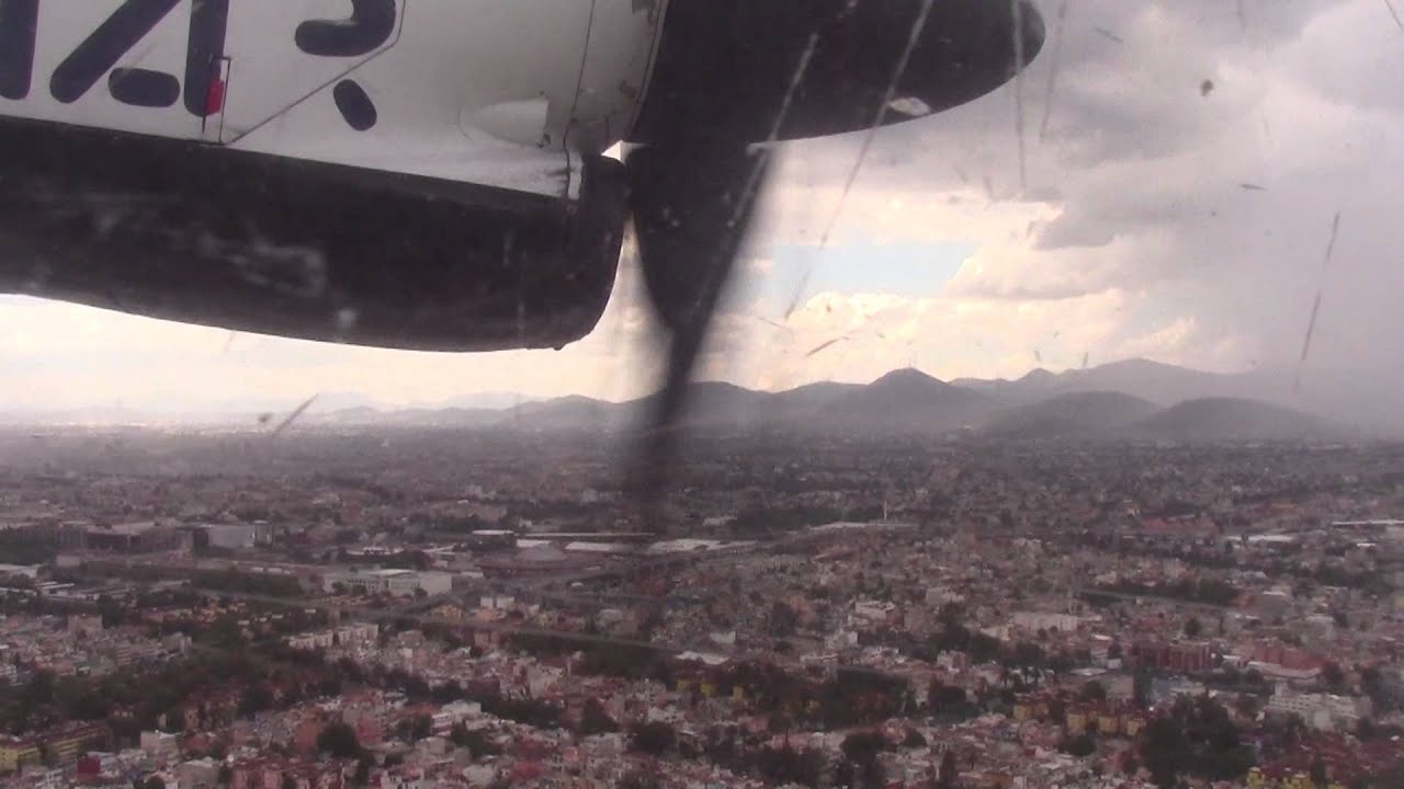 Aeromar Approach and Landing in Mexico City (ATR42-500)