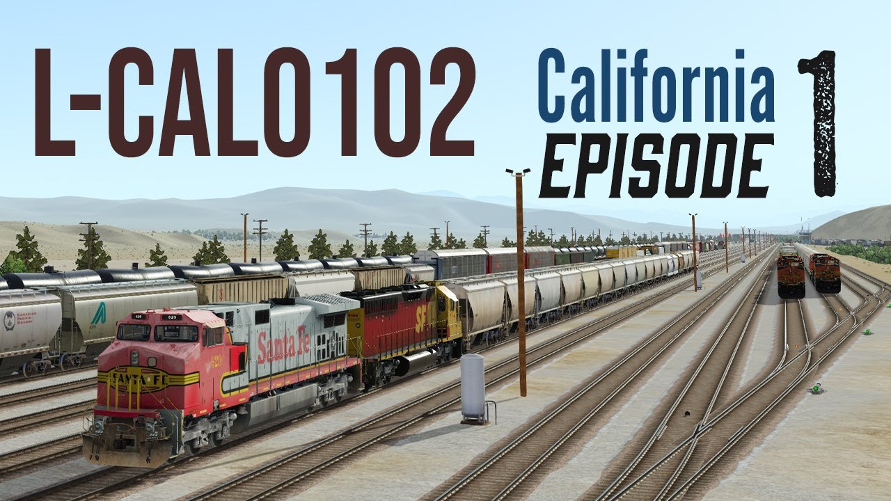 Run 8 Train Simulator: California L-CAL0102 ep 1 CEMEX - Cajon Subdivision