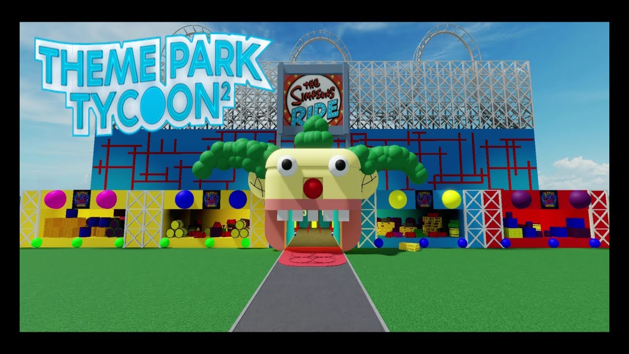 The Simpsons Ride | Theme Park Tycoon 2 | Creation #Roblox #ThemeParkTycoon2 #TPT2