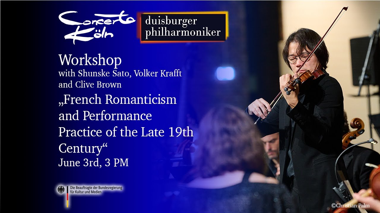 &ldquo;French Romanticism and Performance Practice of the Late 19th Century&rdquo; with Clive Brown