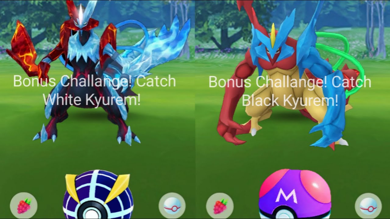 Рейд на блестящего Кюрема в PokemonGo