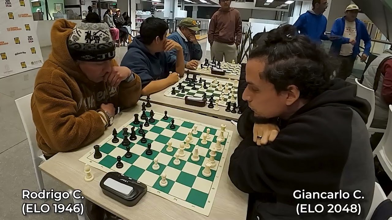 Ronda 4 - Rodrigo Campossano (ELO 1946) vs Giancarlo Chichizola (ELO 2048). Rápidas