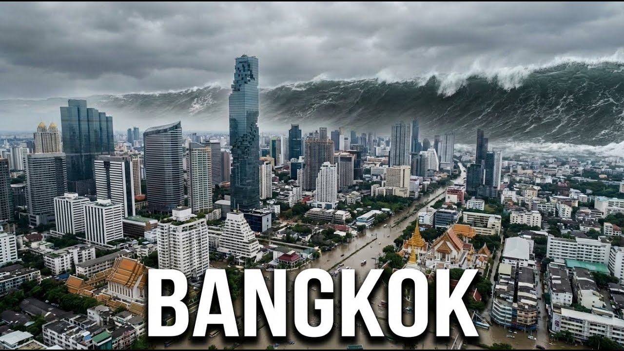 Bangkok MEGA TSUNAMI (AI FICTIONAL) | Skyscraper-High Waves Devastate Everything
