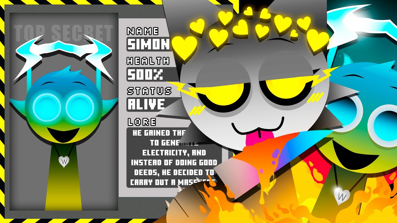 Sprunki - CRUEL SINDA | Wenda & Simon | All Description | LORE | NEW MOD