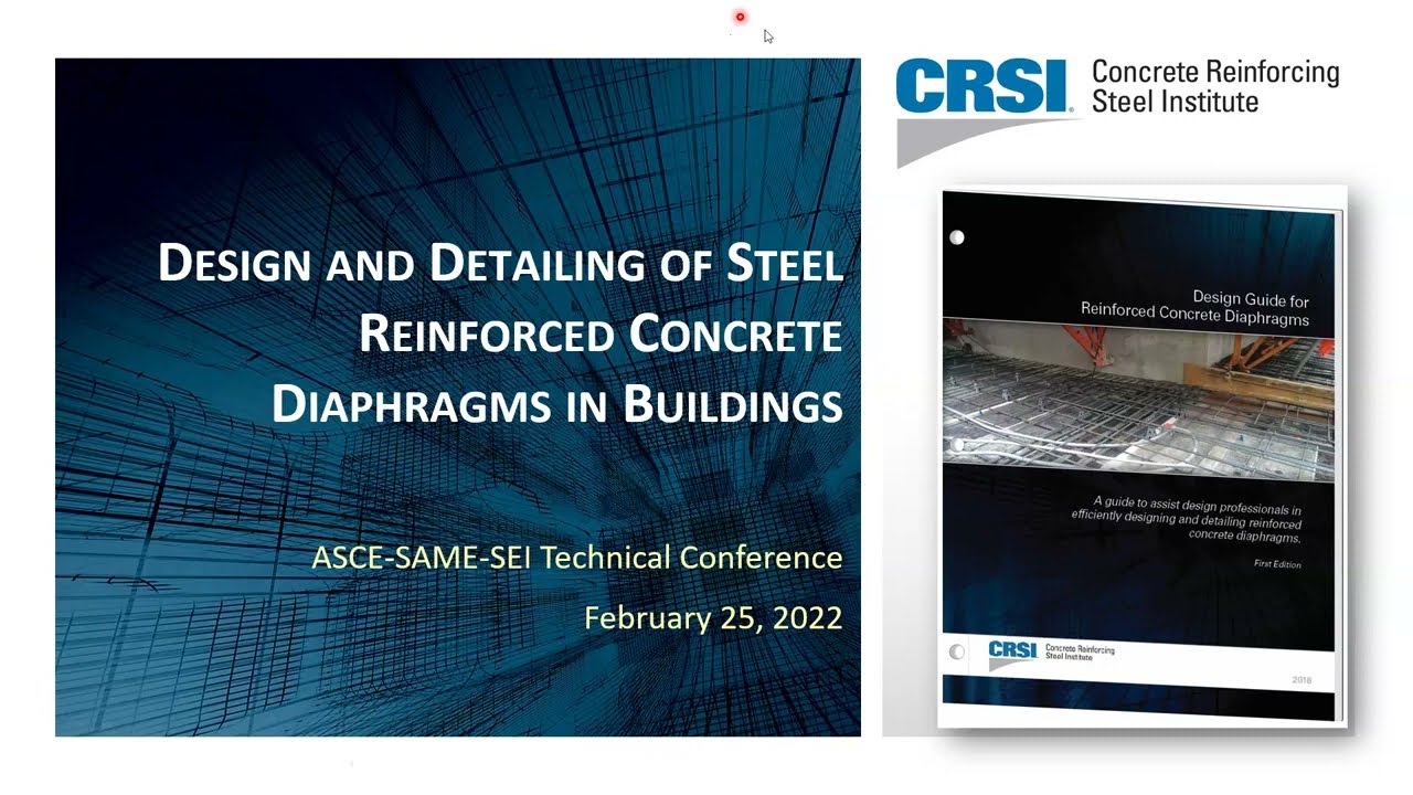 Design and Detailing of Reinforced Concrete Diaphragms in Building