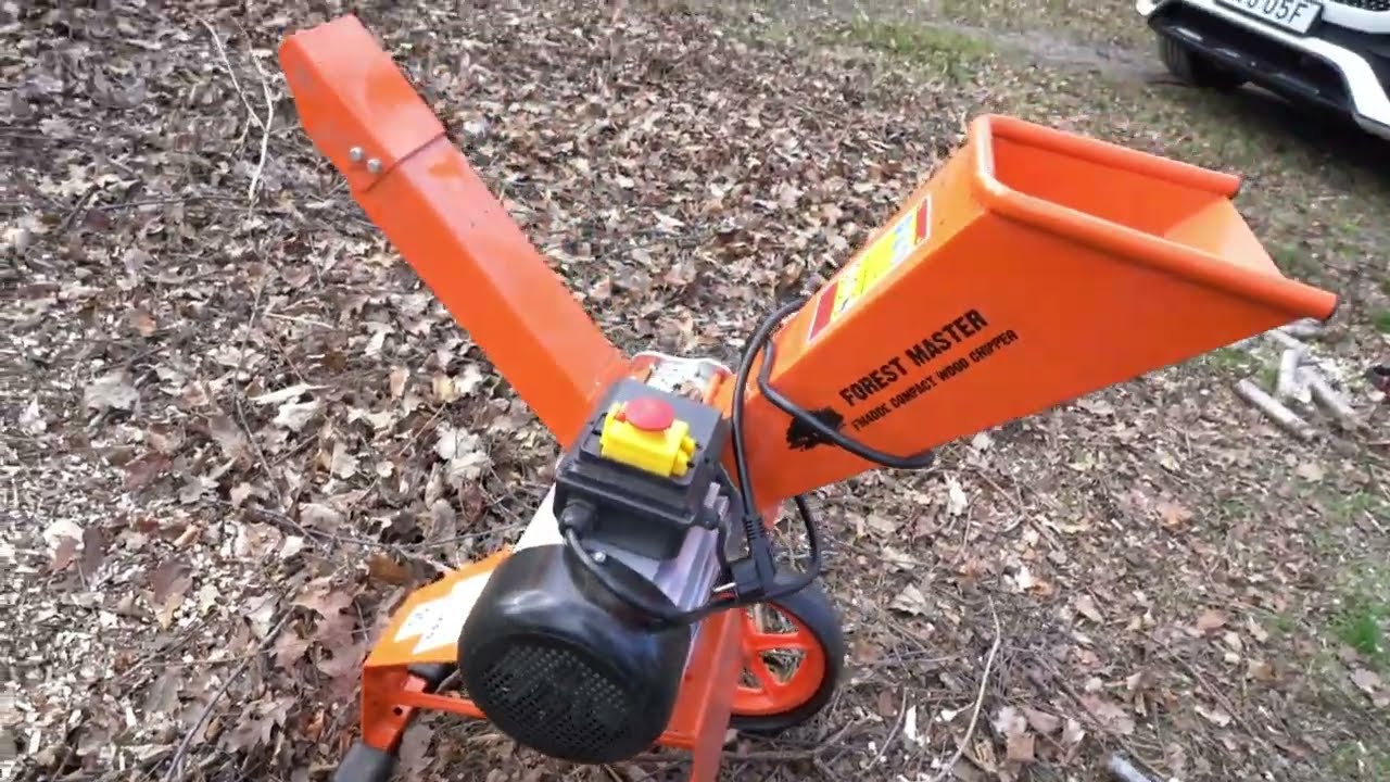 Test av kompostkvarn/flishugg Forest Master FM4DD