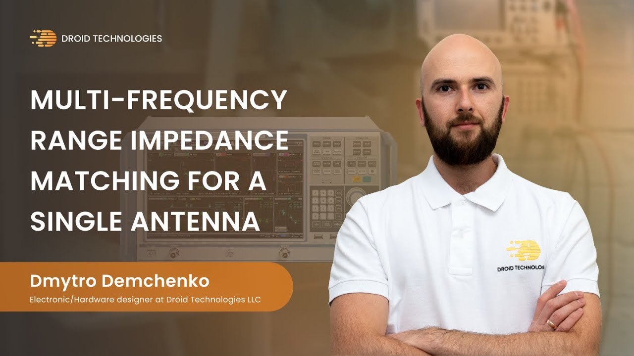 Multi-Frequency Range Impedance Matching for a Single Antenna (Rohde & Schwarz ZNB8 )