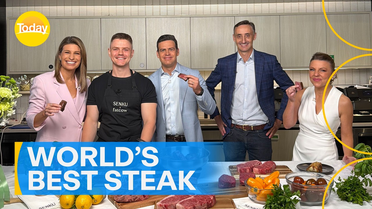 Aussie Wagyu crowned world's best steak | 9 News Australia