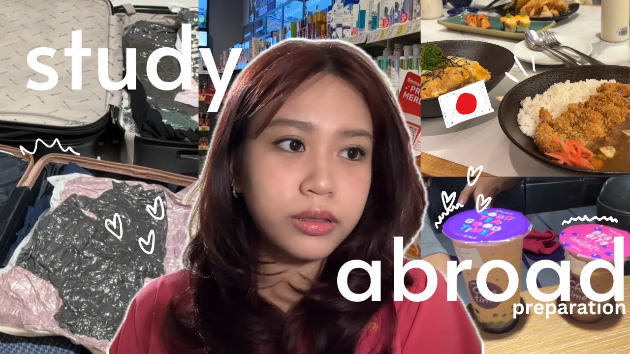 preparing for study abroad in japan 🇯🇵: haircut, shopping, packing process, hangouts