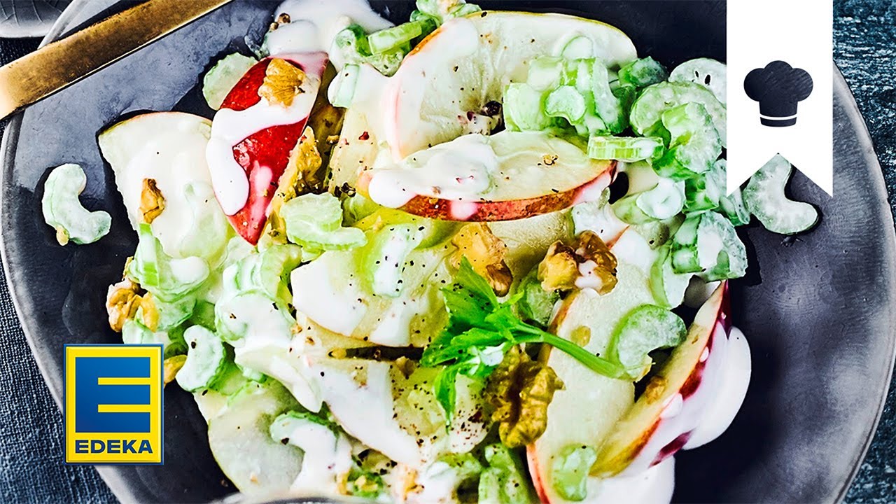 Waldorfsalat Rezept | Rohkostsalat mit Sellerie und selbst gemachter Mayonnaise | EDEKA
