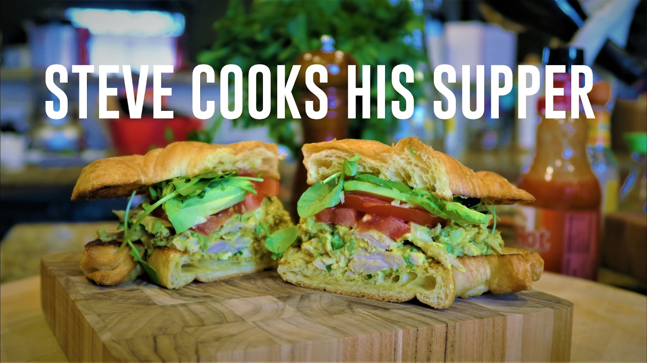How to make CURRIED CHICKEN SALAD SANDWICH