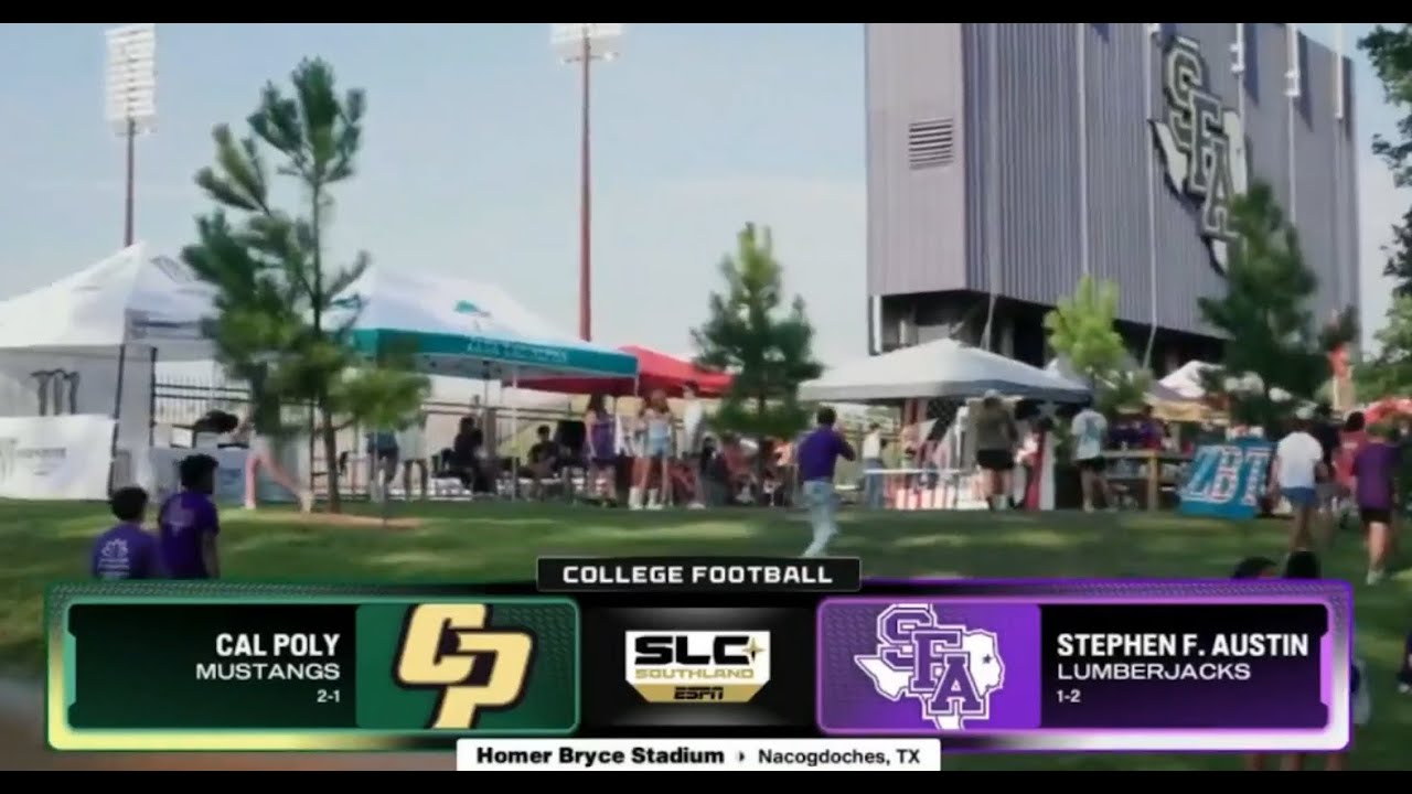 NCAAF 2025 Week 04 Cal Poly vs Stephen F. Austin