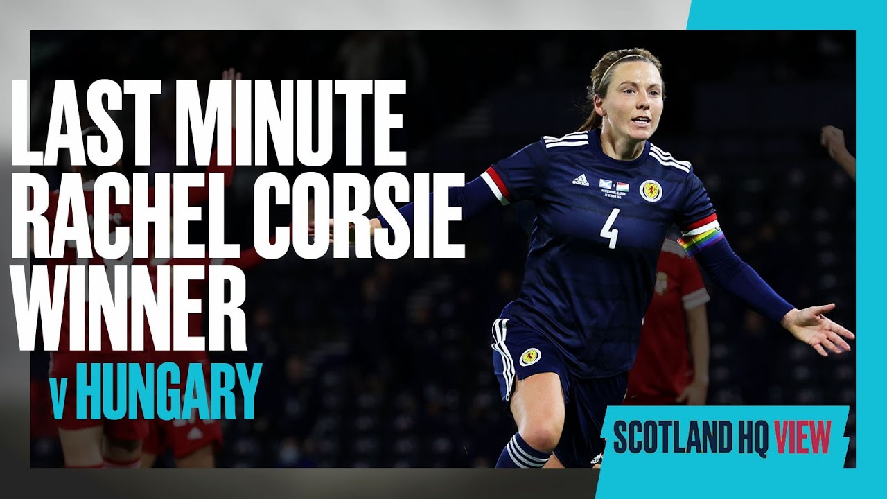 LAST MINUTE Rachel Corsie Winner v Hungary | #ScotlandHQ View Behind the Goals