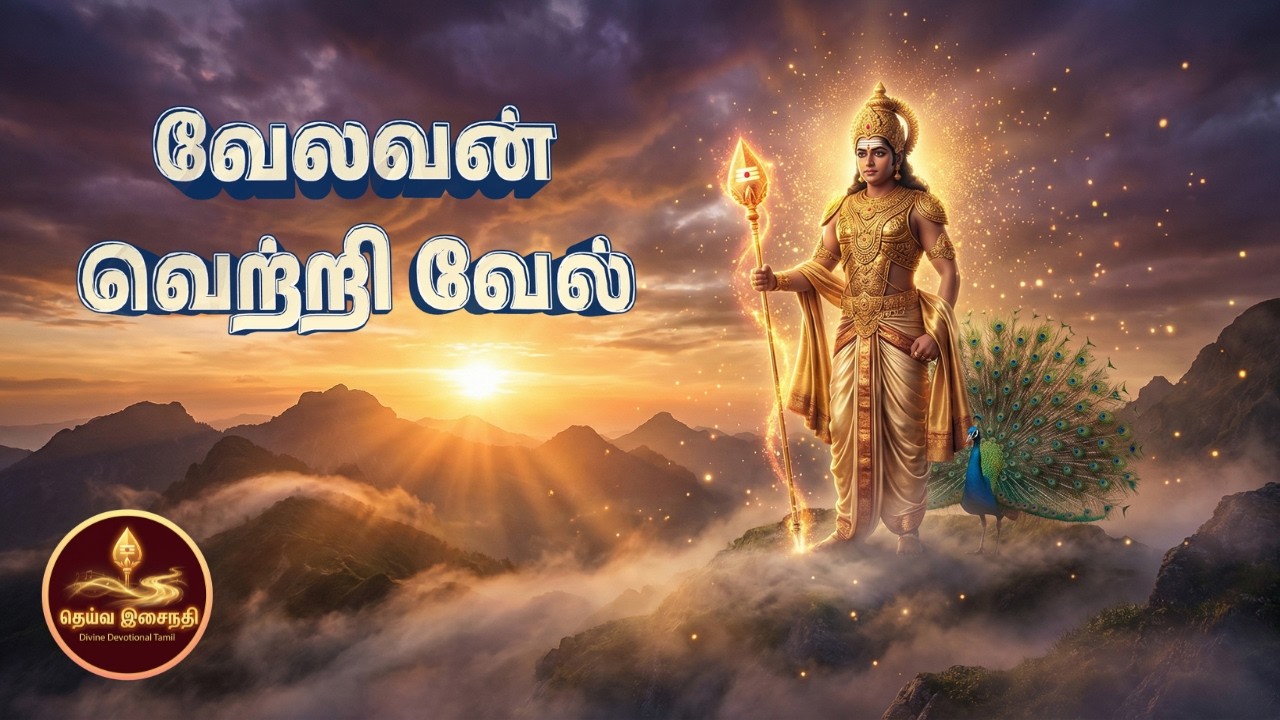 Velavan Vetri Vel | Murugan Devotional | தெய்வ இசைநதி
