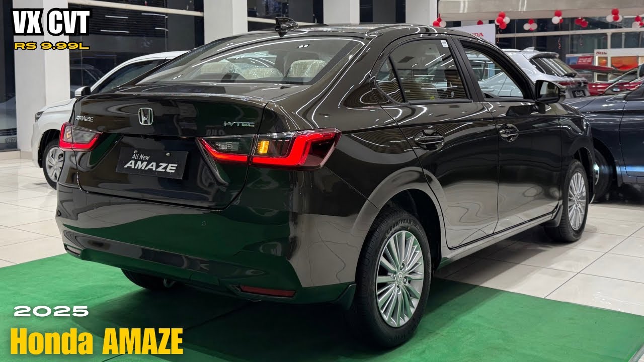 New Honda Amaze 2025 🔥 VX CVT - Rs 9.99L | Most value for money variant in Golden Brown Metallic 🤎