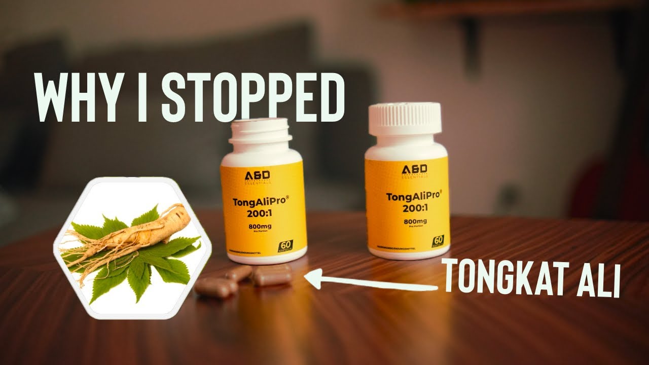 TONGKAT ALI - Why I stopped (be careful!)