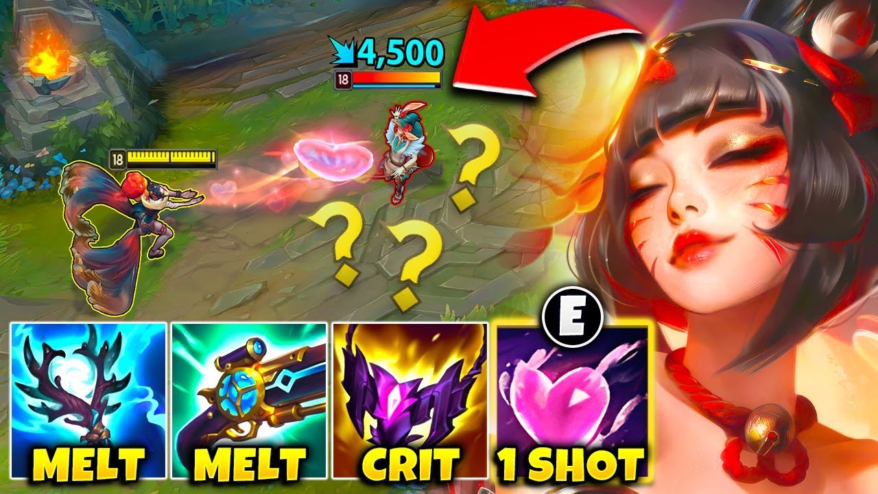 Ahri but my charm is a literal kiss of death that one shots you (MAX BURST BUILD)