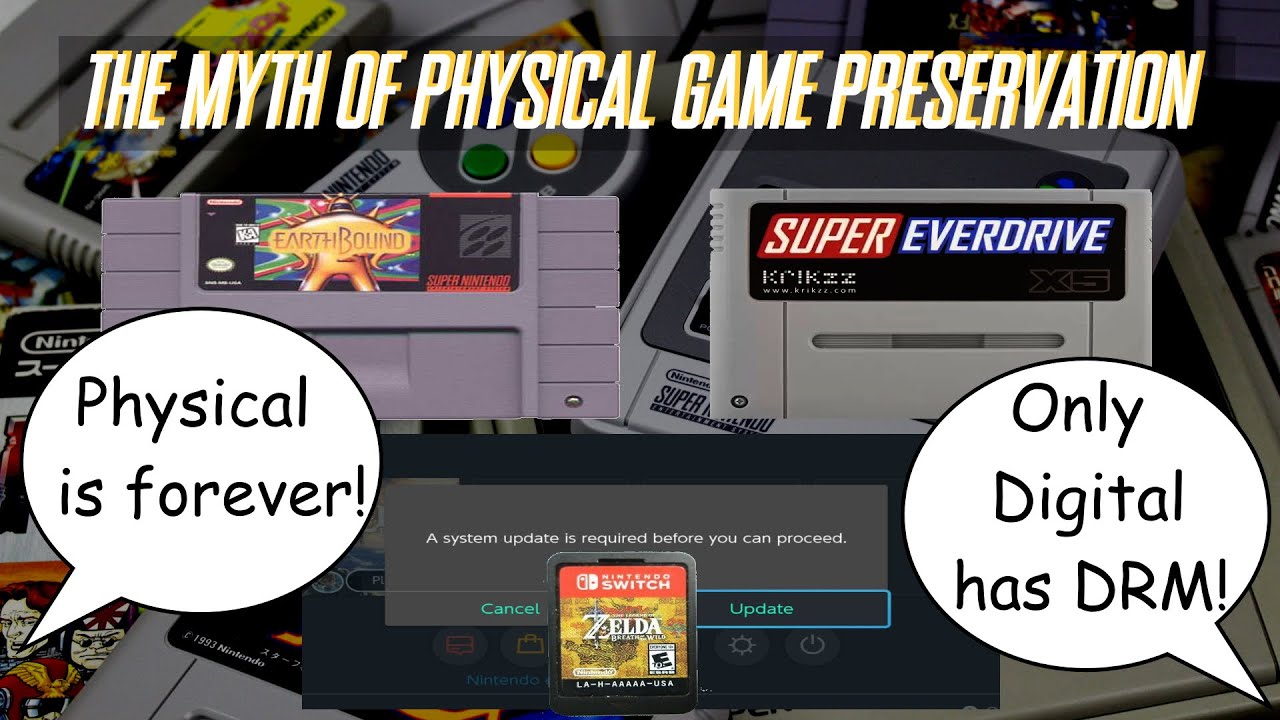 [Uncut] The Myth of Physical Video Game Preservation, Buying Physical Isn't Preserving Anything