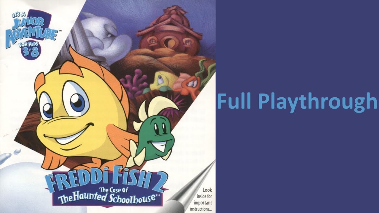 Freddi Fish 2: The Case of the Haunted Schoolhouse (Full Playthrough, 1080p)
