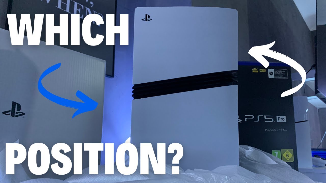 PS5 Pro With Disc Drive - Vertical Vs. Horizontal Placement