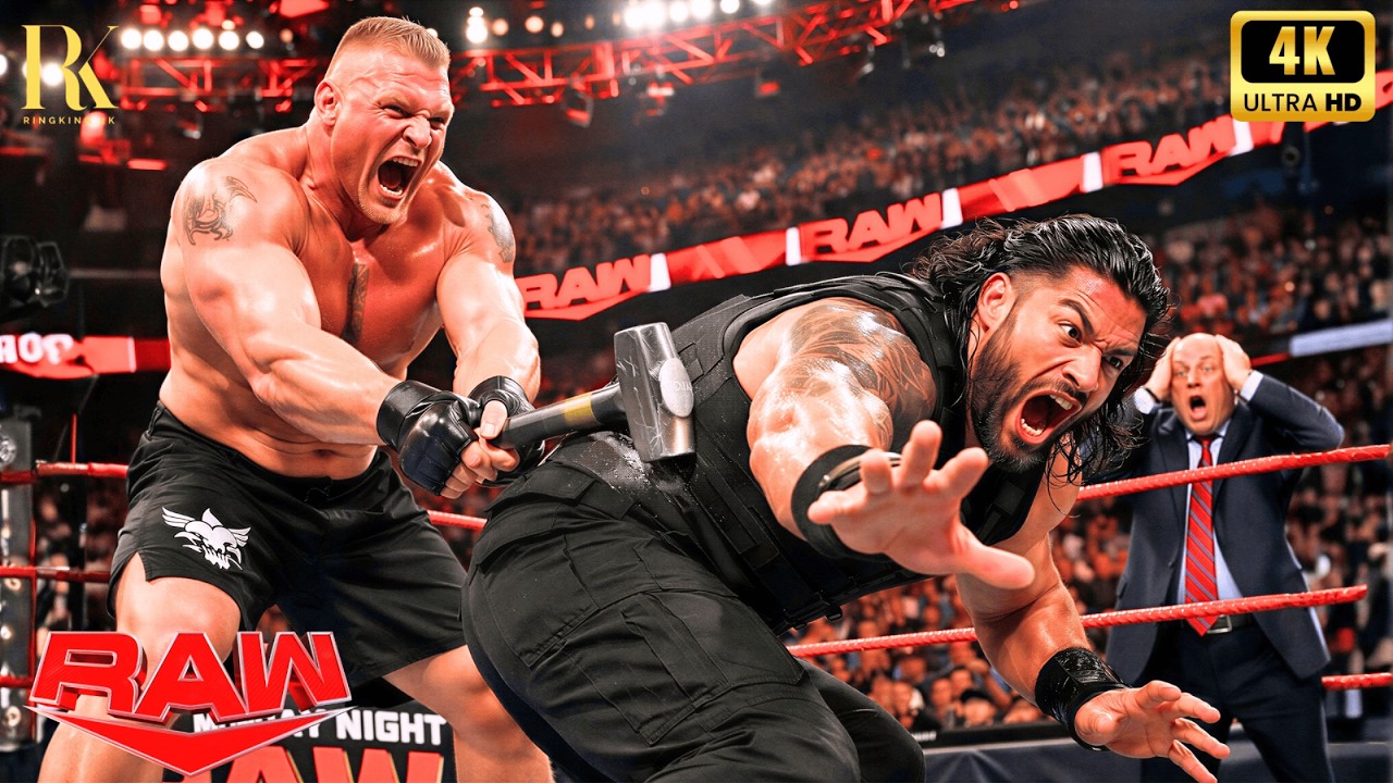 Roman Reigns vs Brock Lesnar • WWE Raw • February 28, 2026 👊 #romanreigns #brocklesnar