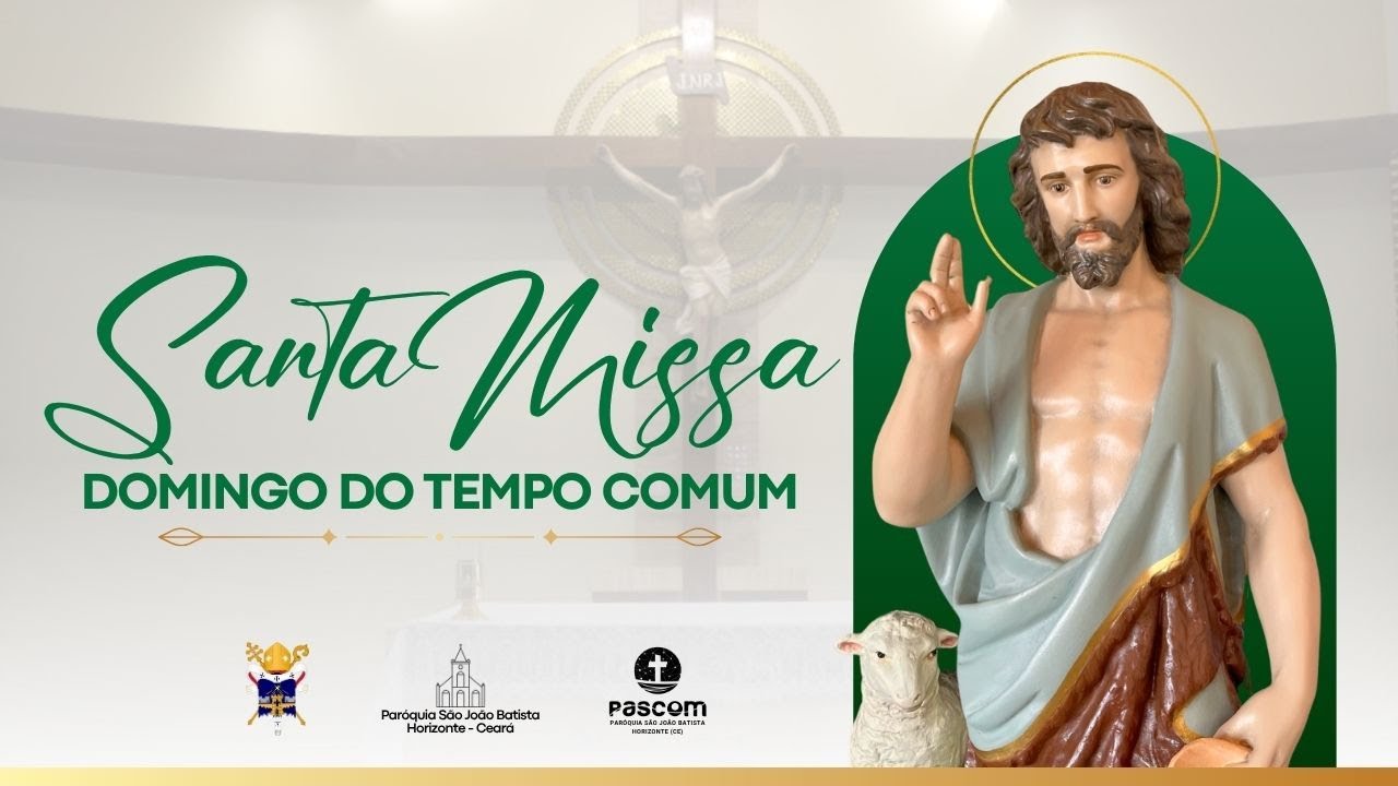 Santa Missa Dominical - 29º Domingo do Tempo Comum - 19/10/2025
