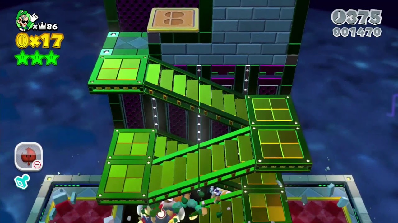 Super Mario 3D World 8-Castle Speedrun - Time: 157 (WR)