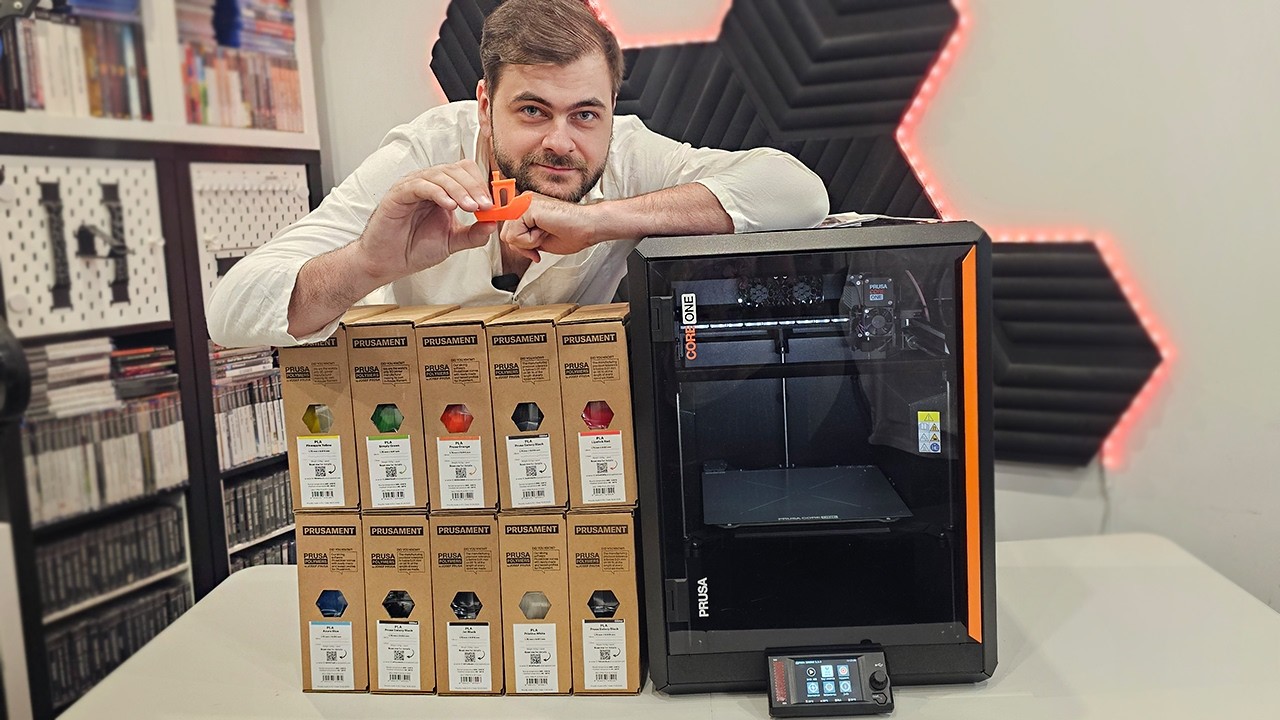 Moja pierwsza drukarka 3D. Rozpakowanie i pierwszy wydruk (Prusa CORE One)