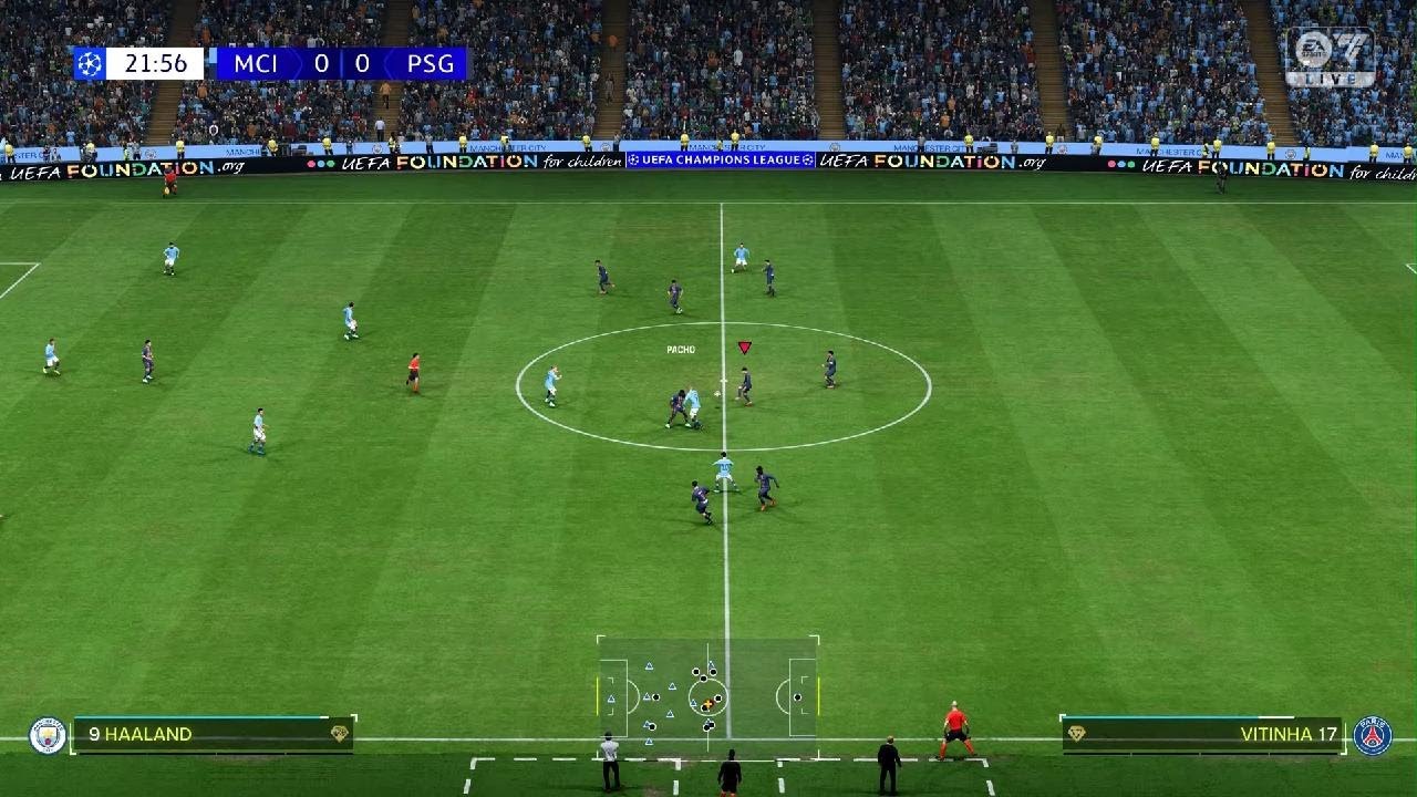 EA SPORTS FC 25 UEFA CHAMPIONS LEAGUE | ROUND OF 16 | PSG VS MAN CITY