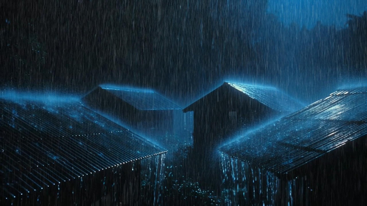 Storm-Level Rainfall Filling Every Space 🌧️ | Relaxing Deep Sleep Atmosphere