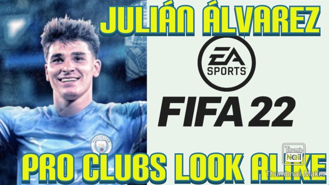 Juli&aacute;n &Aacute;lvarez- FIFA 22 Pro Clubs Look Alike