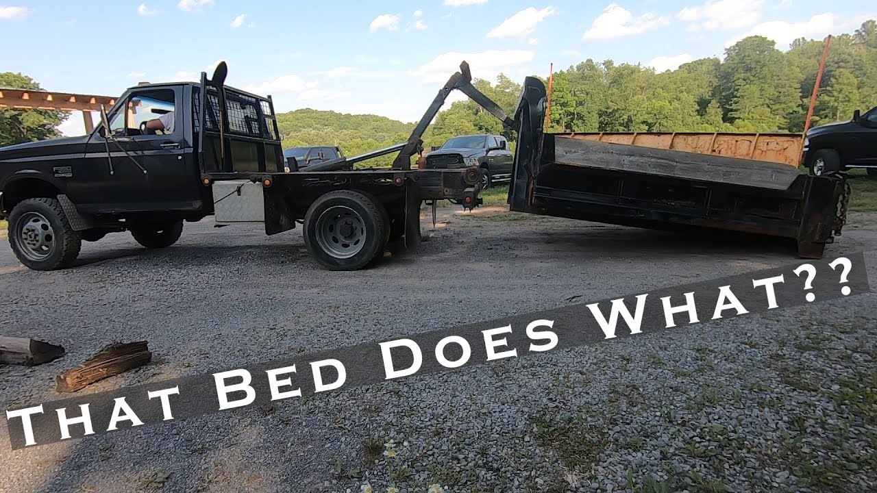 Ultimate Bed??  Ford F-350 4x4 Power Stroke Diesel One Ton with Hook Lift Bed!!!!