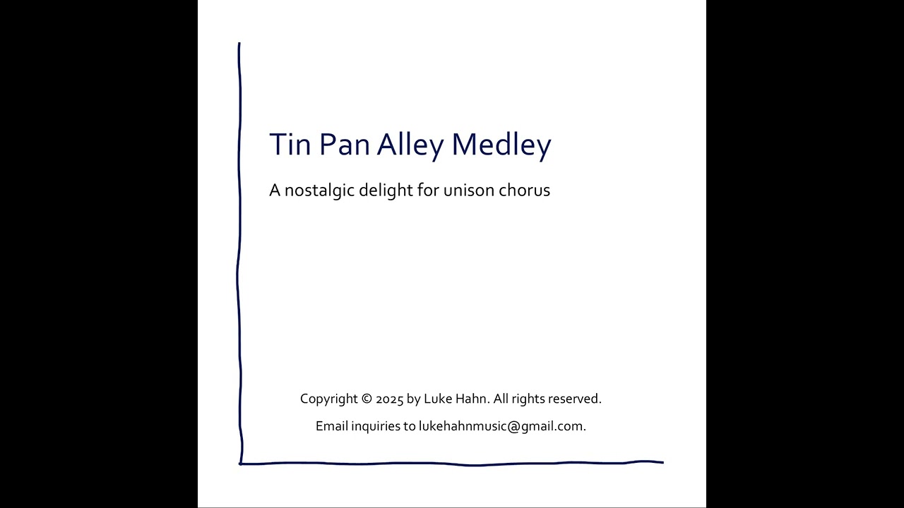 Tin Pan Alley Medley