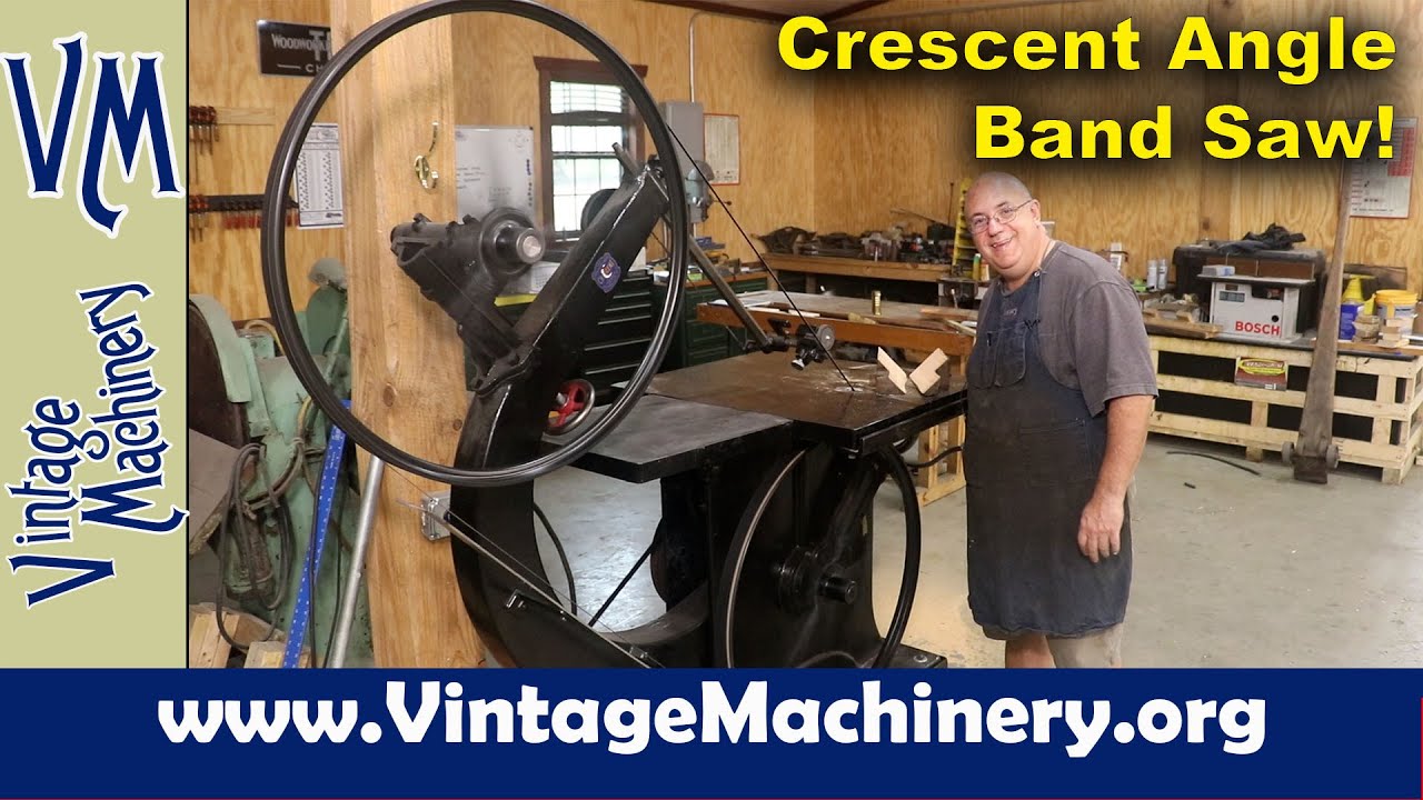 Restored and Ready to Go: Crescent Angle Band Saw