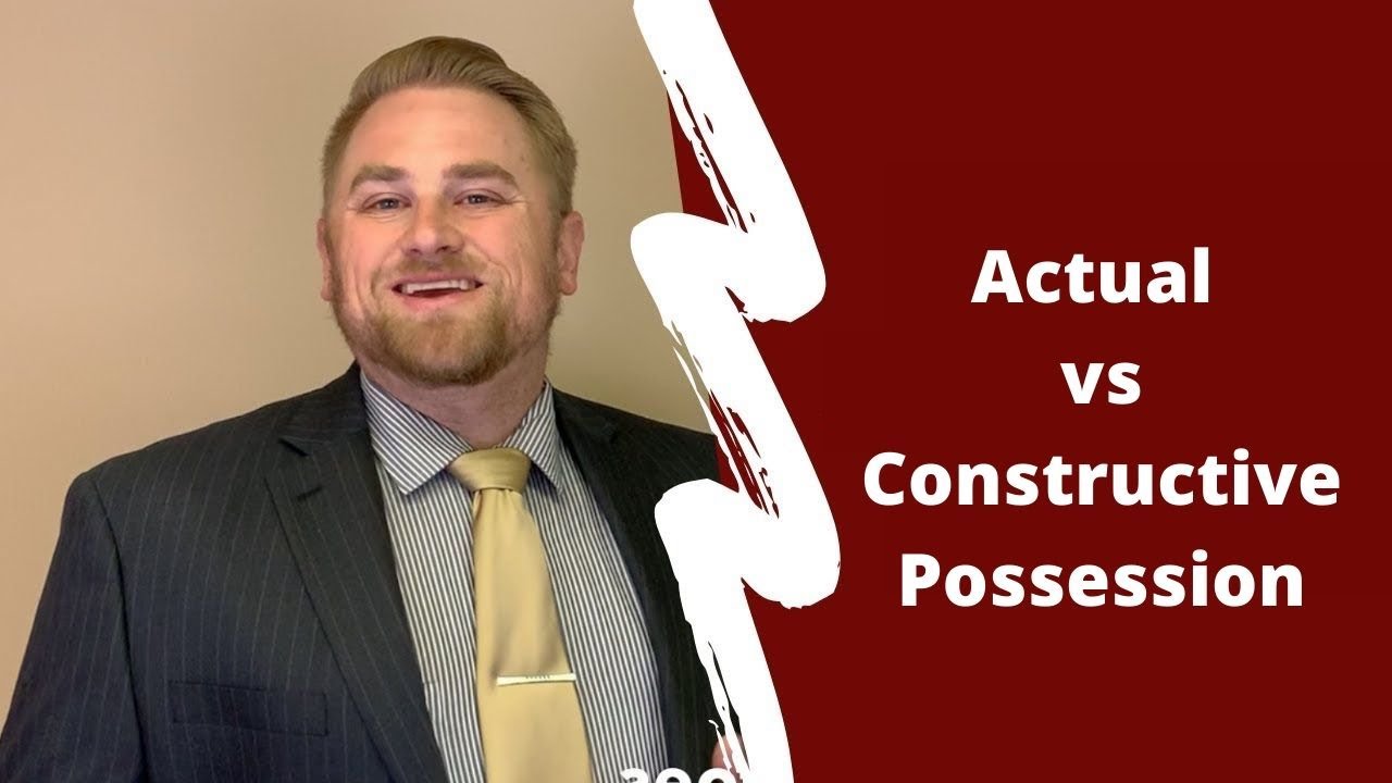 Actual vs. Constructive Possession in Indiana: What's the Difference?