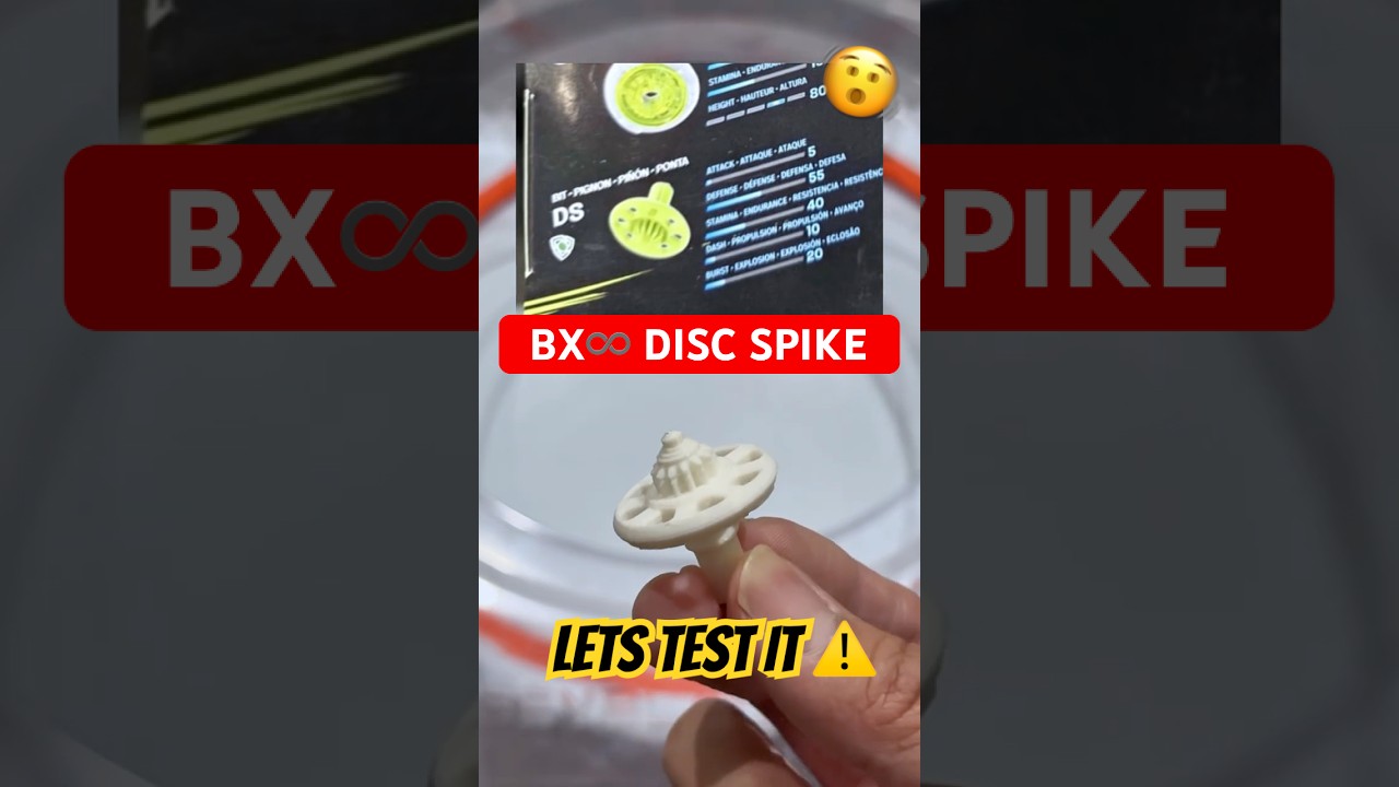 ✨Let&rsquo;s Try BX Infinity Ring Aether&rsquo;s DISC SPIKE Bit 🧚🏻&zwj;♀️ Beyblade X Testing 3D Printed