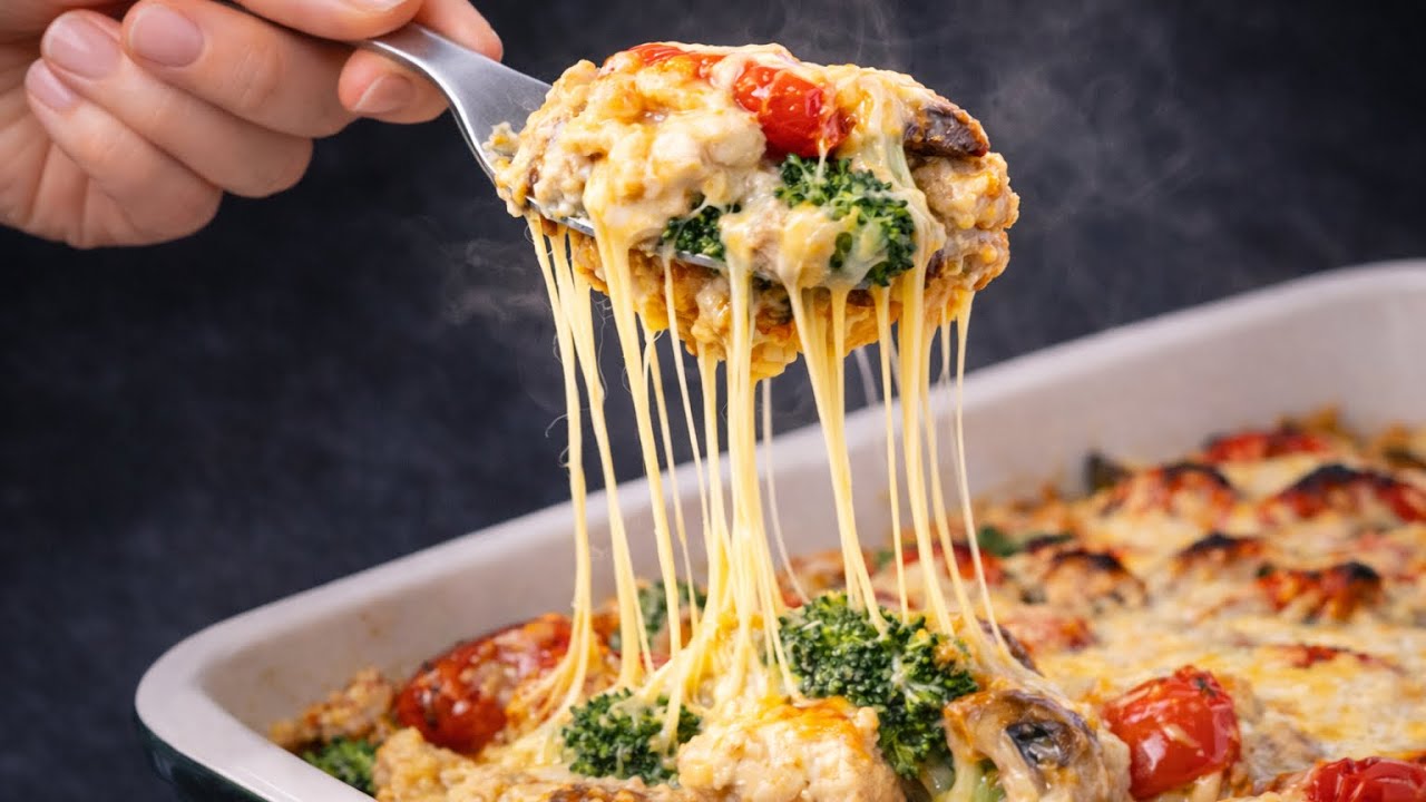 The Easiest Cheesy Chicken Casserole You'll Ever Make