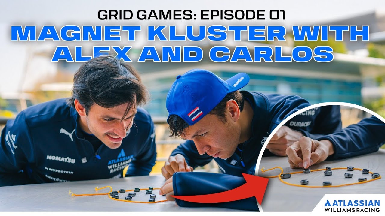 ALEX ALBON & CARLOS SAINZ PLAY KLUSTER!