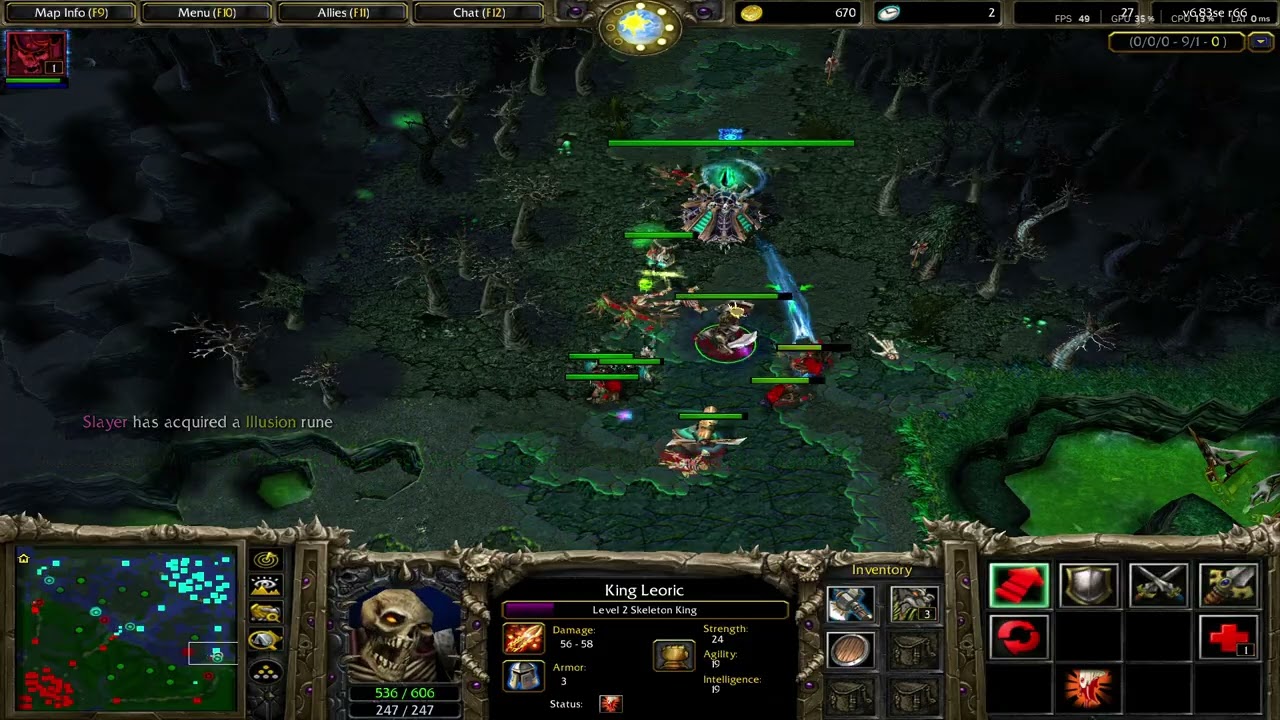 Warcraft DOTA TURNUVA SK 12 13 12