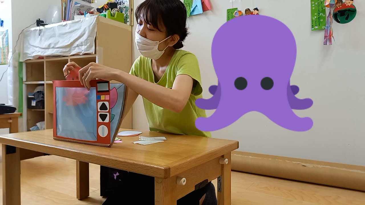 【保育士　スケッチブックシアター】不思議なレンジ❗