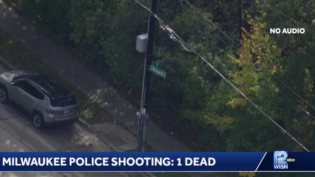 One person is dead following a police shooting in Milwaukee near North 49th St. and West Mill Road