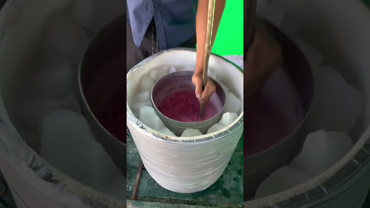 Sorbete artesanal de leche confresa