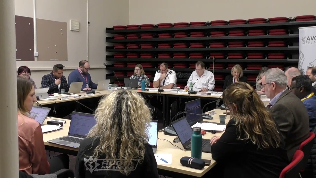 Avon Fire Authority - Audit, Governance And Oversight Committee Meeting 14 March 2025