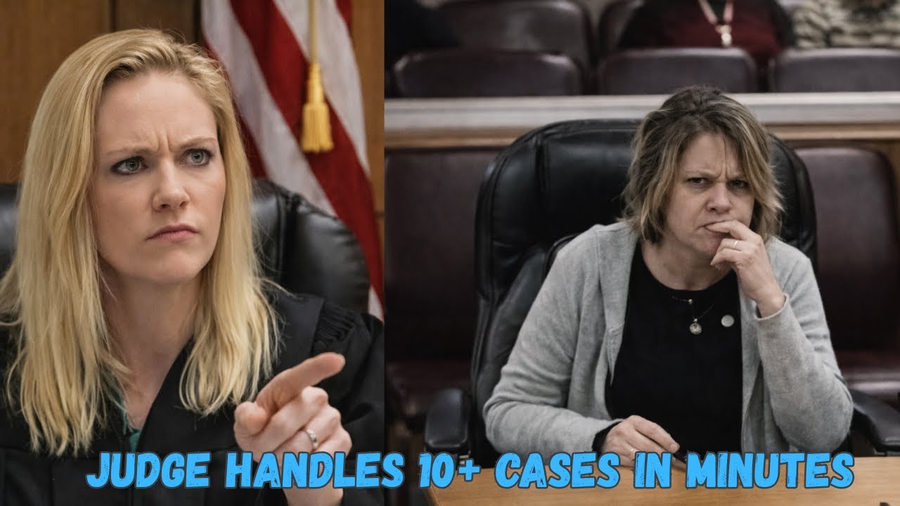 Judge Handles 10+ Cases in Minutes | Real Courtroom Footage